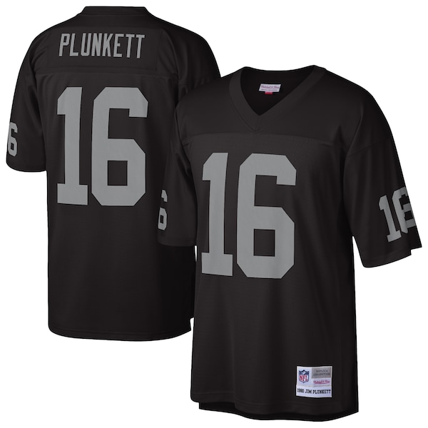Jim Plunkett Oakland Raiders  1980 Legacy Replica Jersey - Black