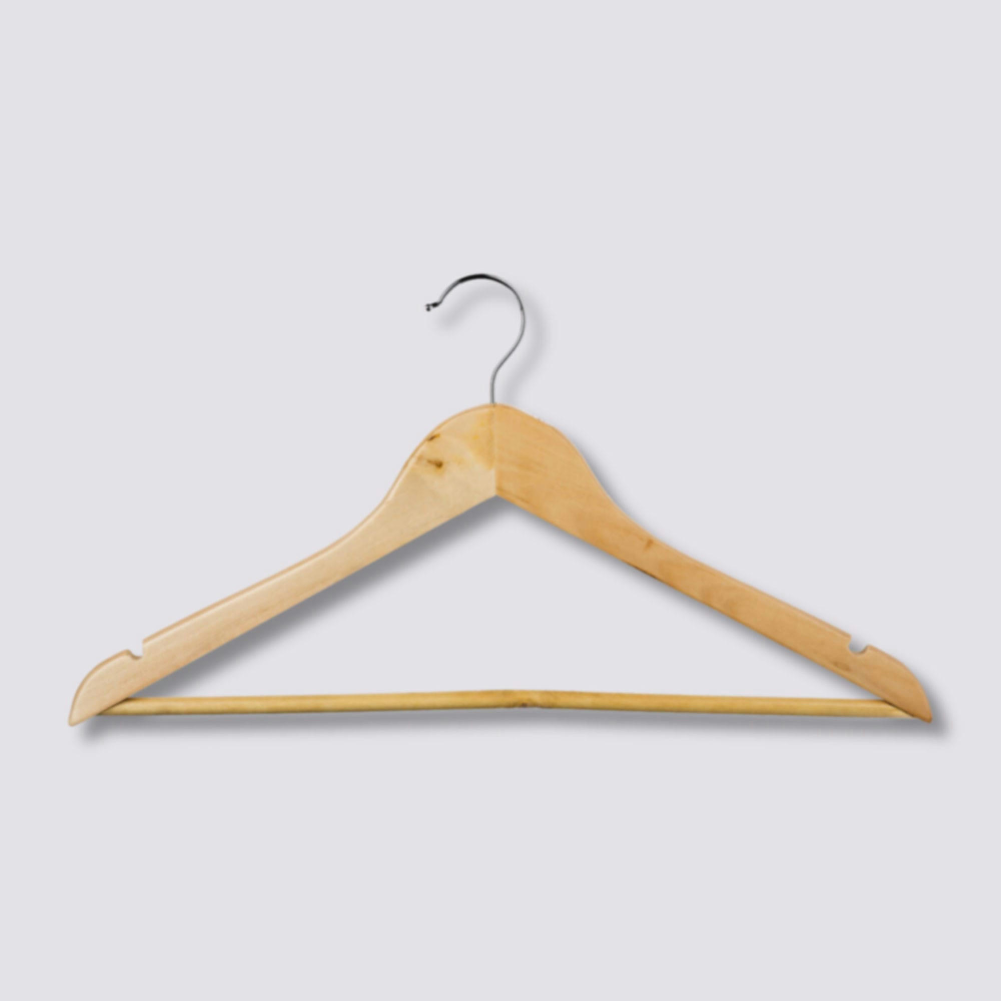 - Set de 8 cintres classiques en bois