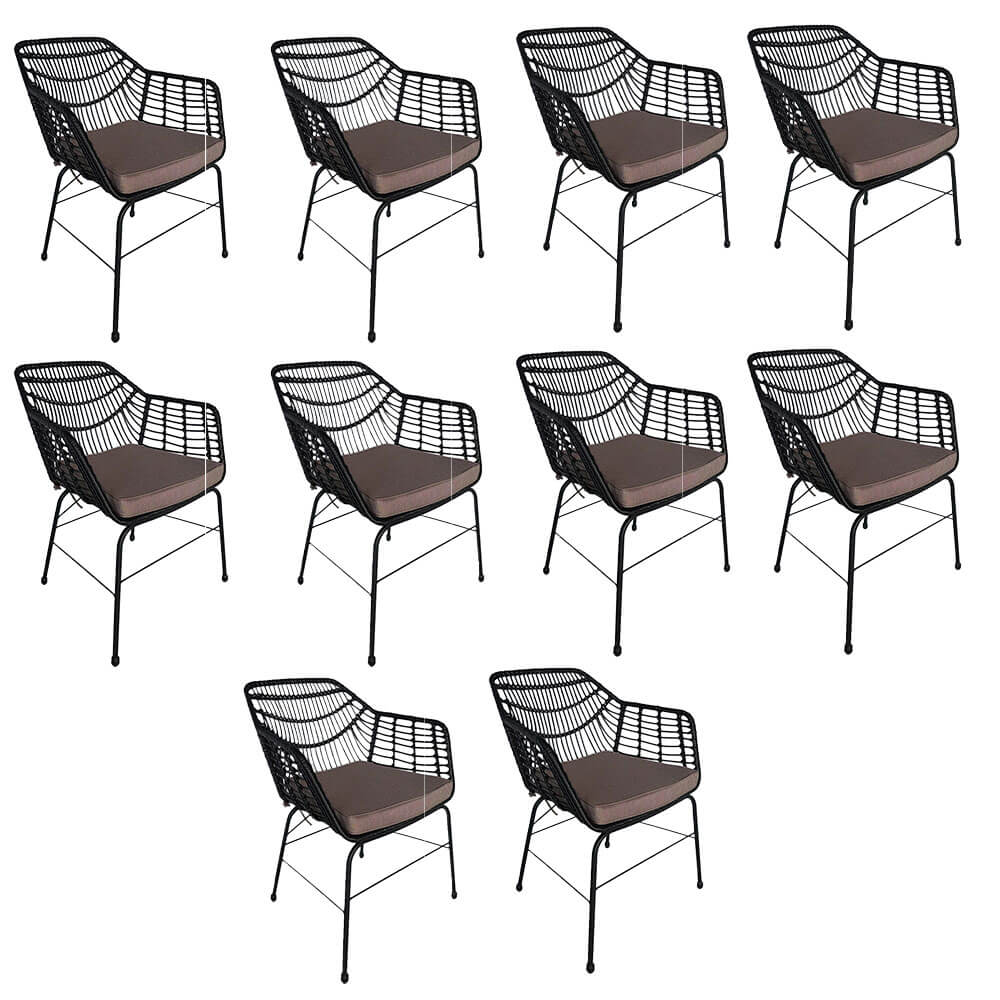 HOME DELUXE tuinstoel incl. zitkussen TARA - 63 x 60 x 82 cm weerbestendig