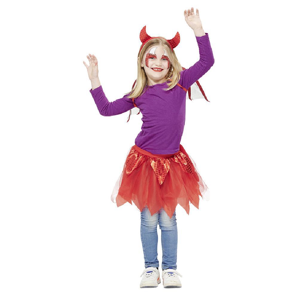Deguiz'box enfant Halloween diablesse Taille unique