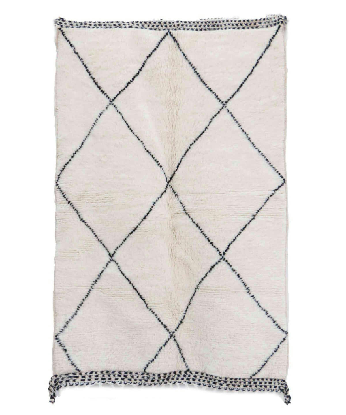 BERBERE - Tapis Berbere marocain pure laine 124x192