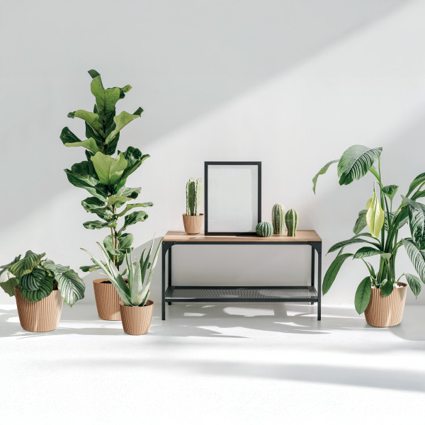 Donica ogrodowa okrągła Milly Eco Wood 24 cm PROSPERPLAST