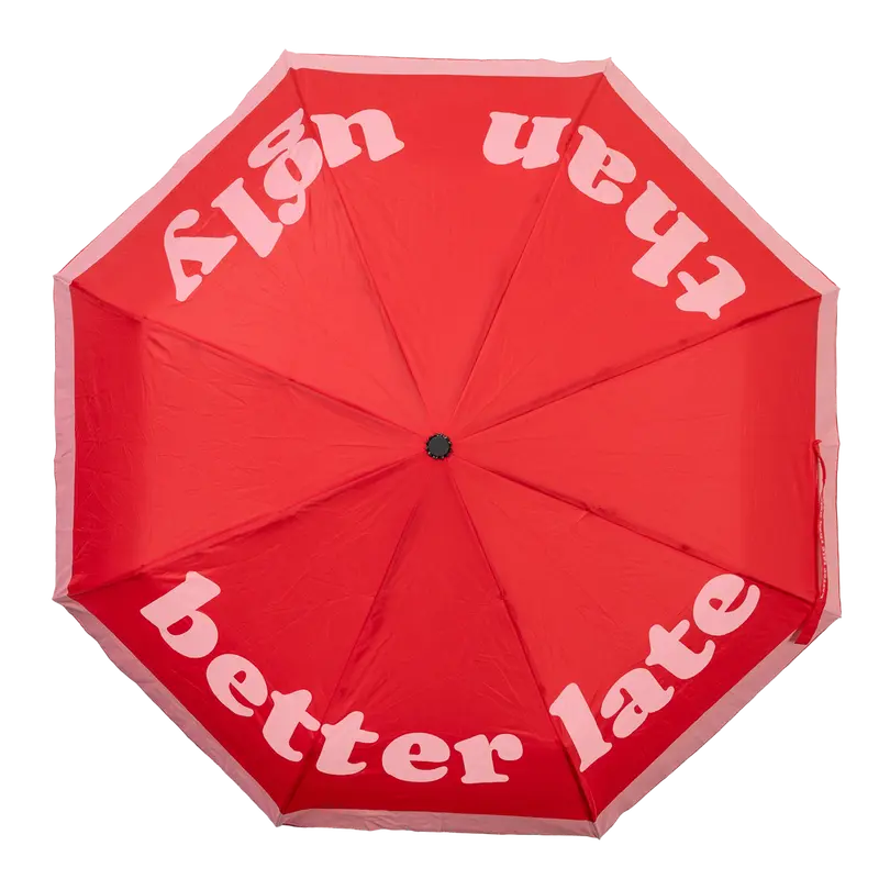 Regenschirm Better late