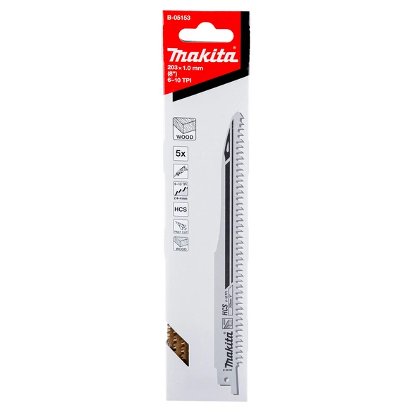 Reciprosägeblatt »B-05153«, Schwertlänge: 20,3 cm, Kohlenstoffstahl (HCS)