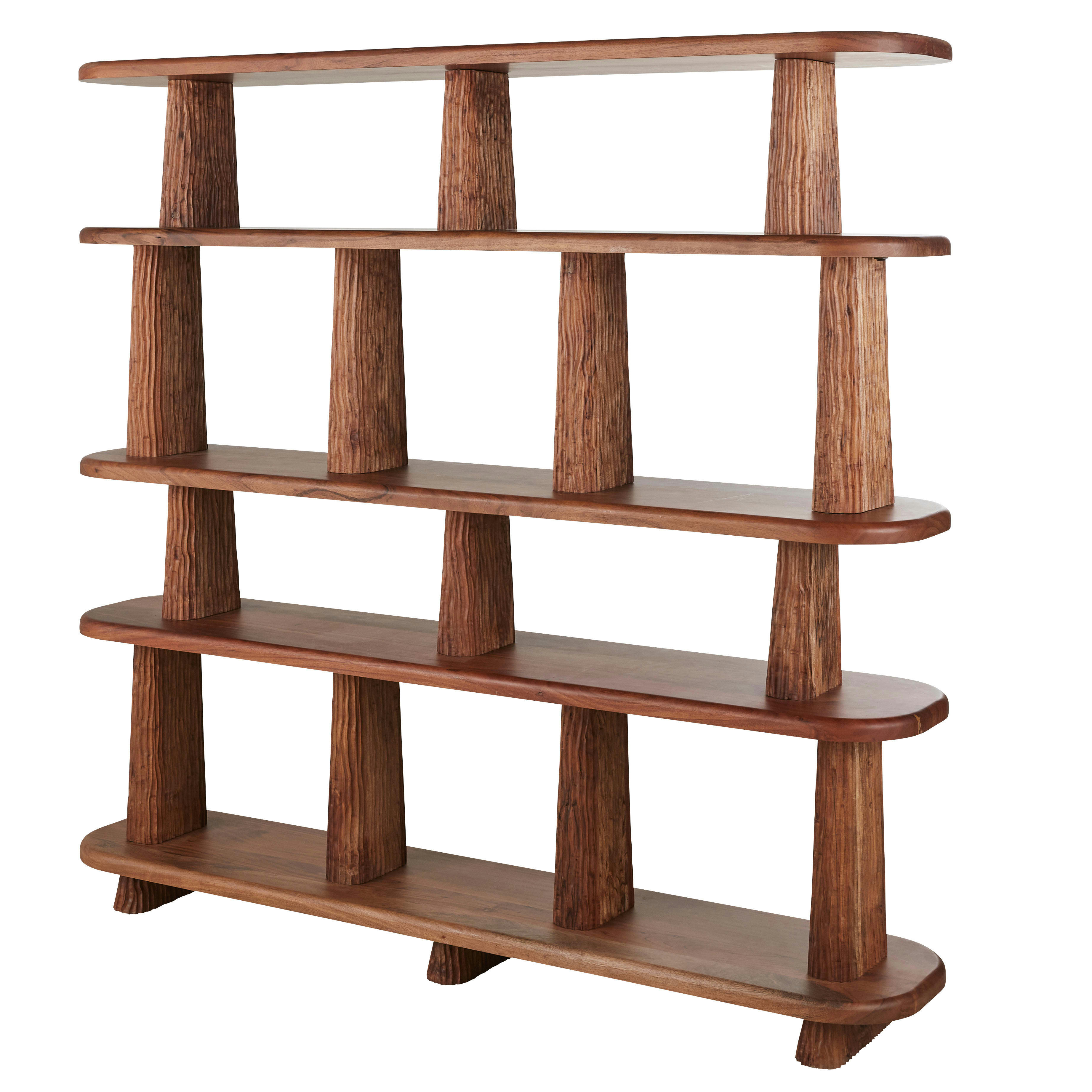 Alya - Etagère en bois d'acacia massif