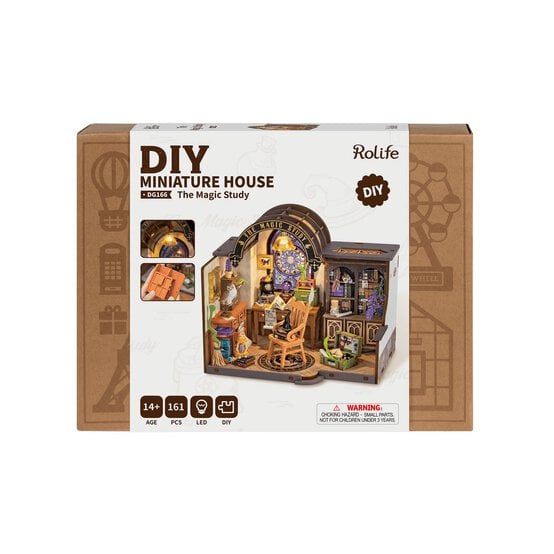 Rolife The Magic Study Miniature House Kit