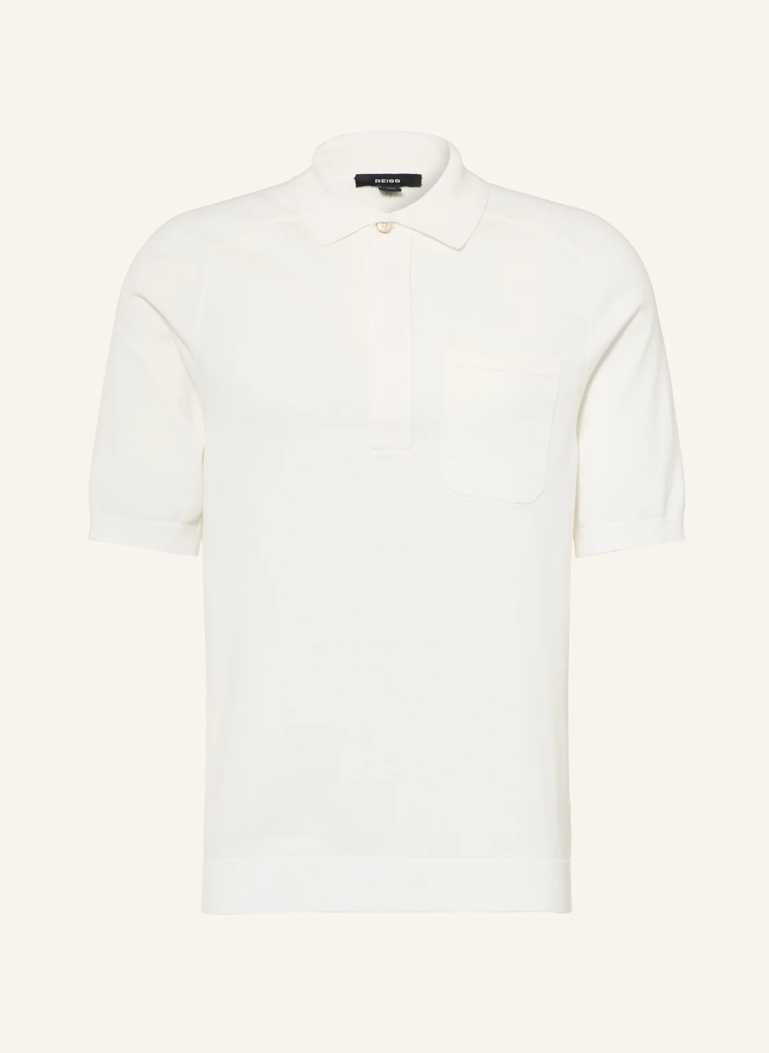 REISS Strick-Poloshirt SELKIRK