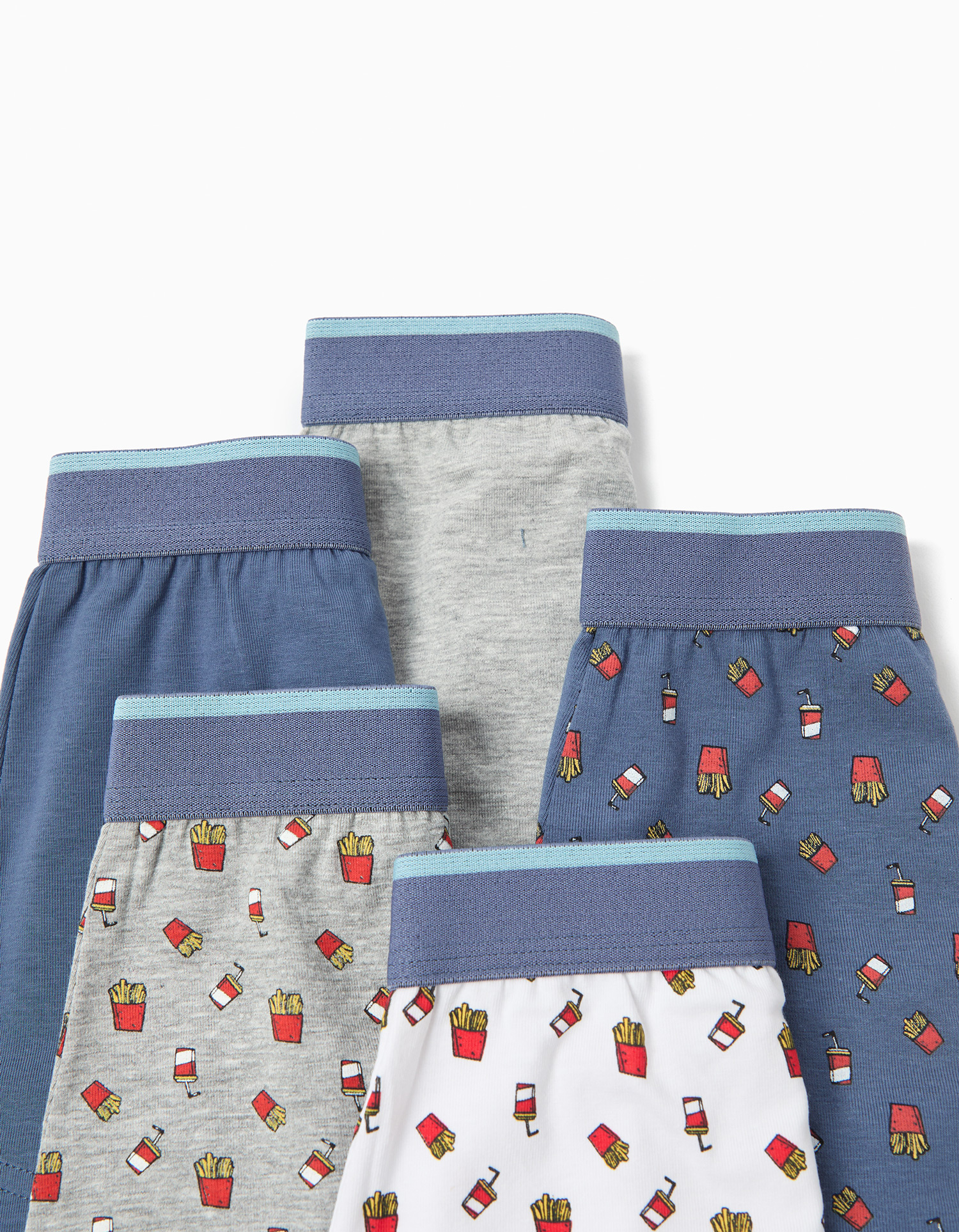 Pack 5 Boxers, Menino, Multicor