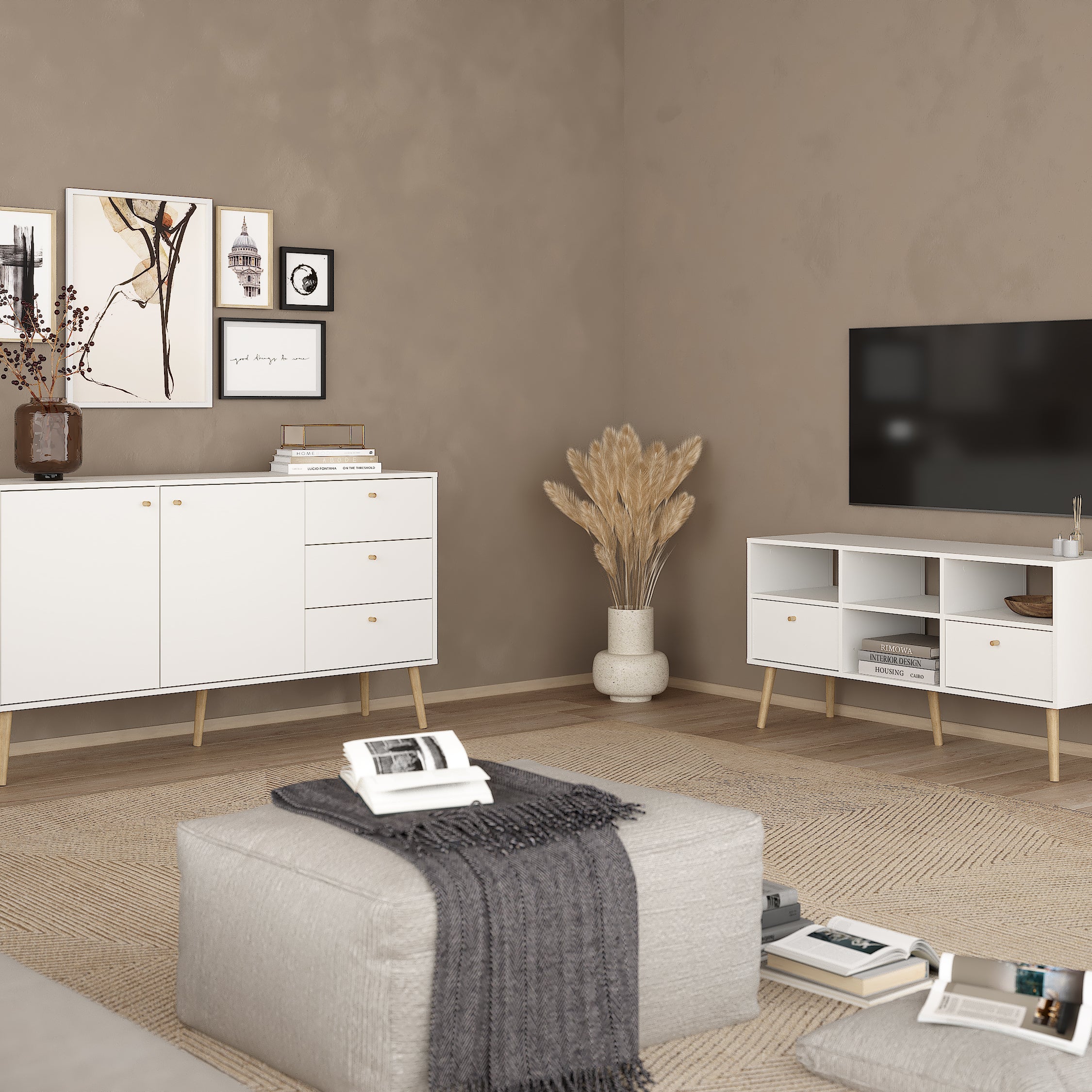 by fonQ basic Billy Tv-meubel - Wit