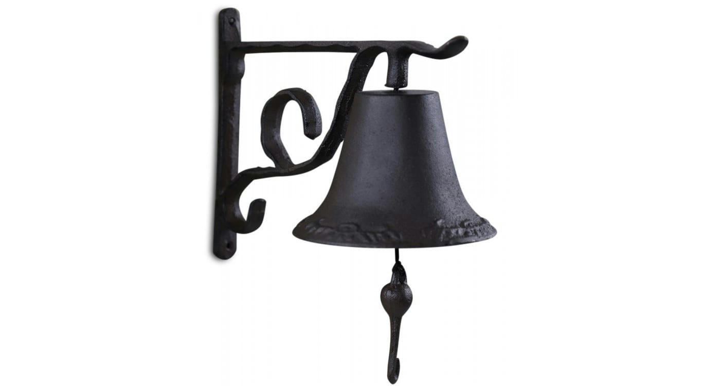 - Cloche Fonte Marron 31x17x31cm