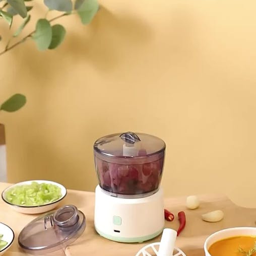 NNETM Mini Food Wireless Processor Grinder Chopper