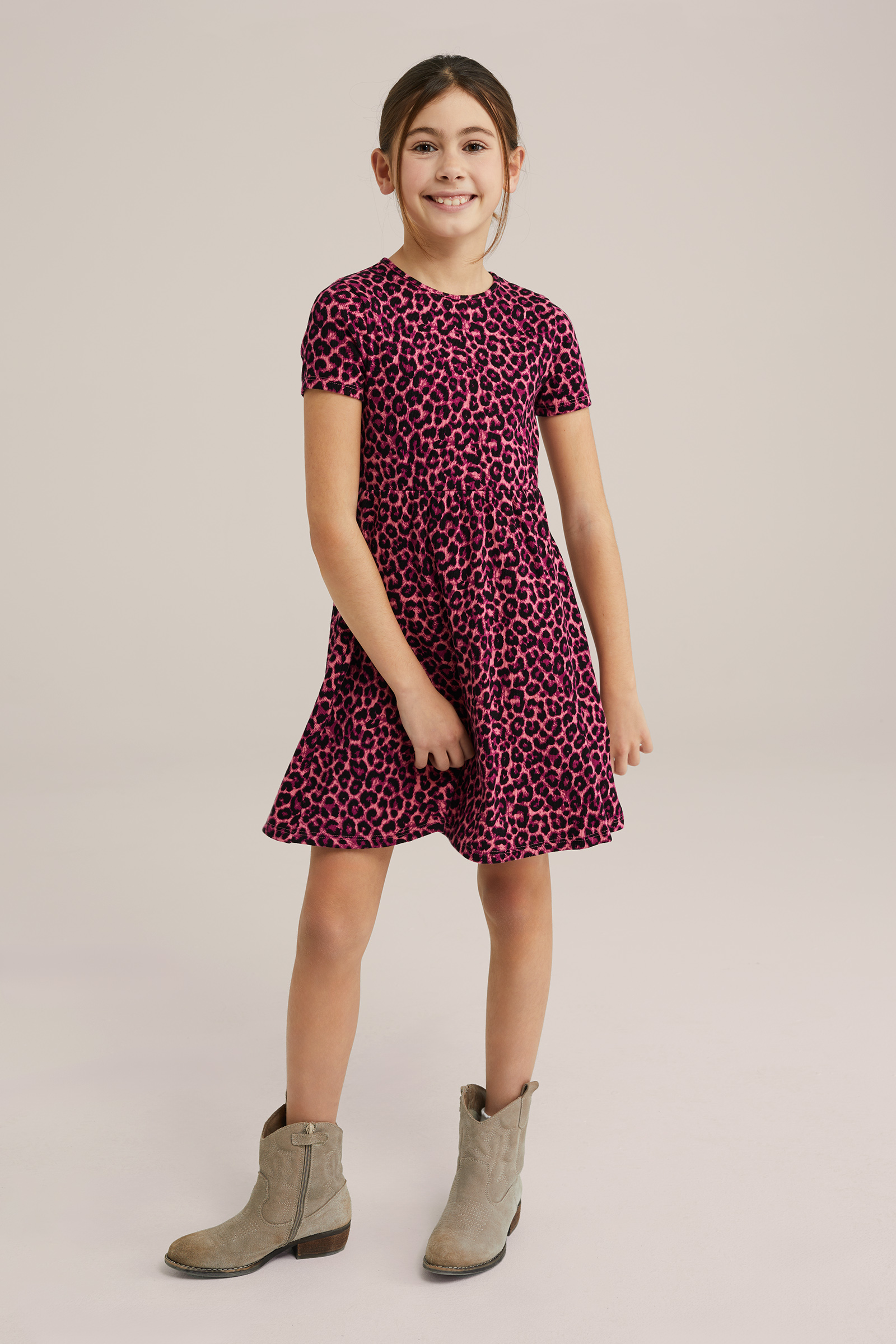 Meisjes jurk met print