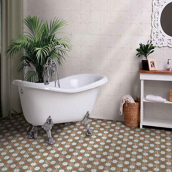 carrelage CLARA 20x20cm imitation carreaux ciment