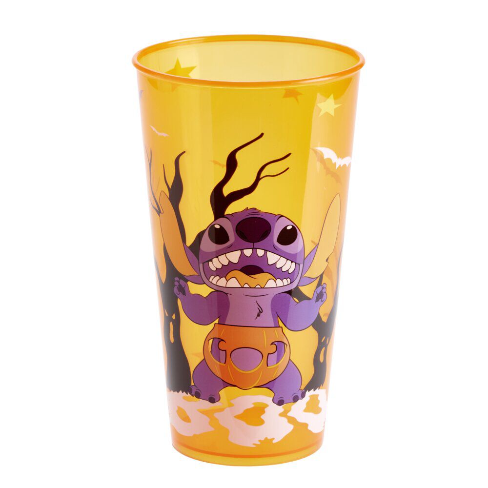 Gobelet plastique Halloween Disney Stitch eco cup Ø9xH15,5cm (2 modèles)