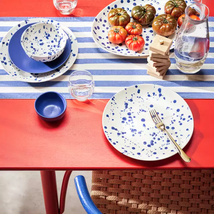 Habitat 60 Jackson Set of 3 Nibble Bowls - Blue