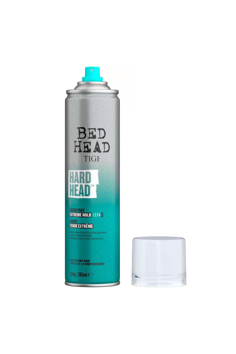 Tigi Hard Head 'Hairspray' for Extra Strong Hold, 385ml, 2pk