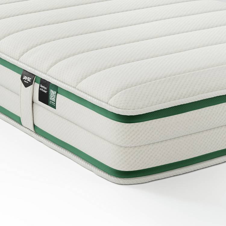 Jay-Be Natural Fresh Bamboo Pocket Kids Mattress - Single
