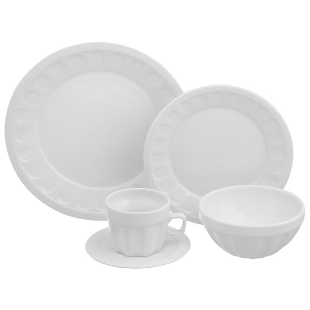 APARELHO DE JANTAR 20 PEÇAS PINGADA