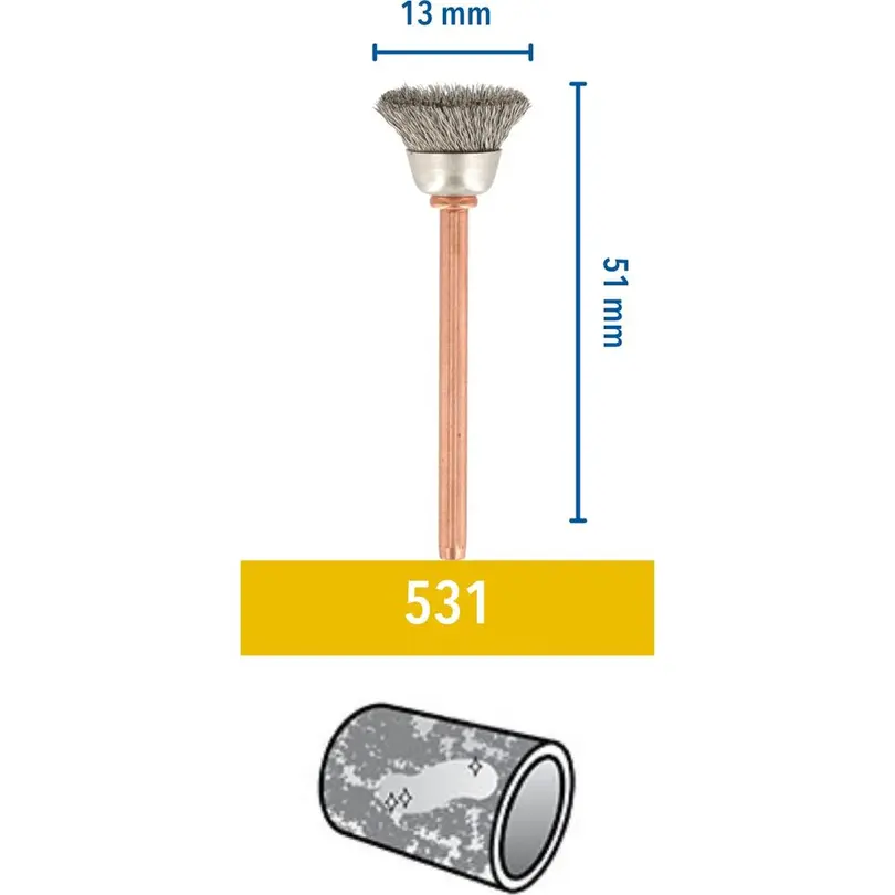 Drahtbürste 2er-Set Dremel