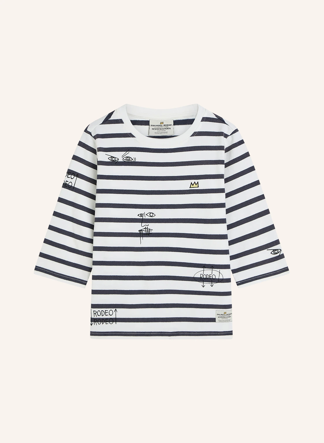 SCOTCH & SODA Shirt mit 3/4-Arm