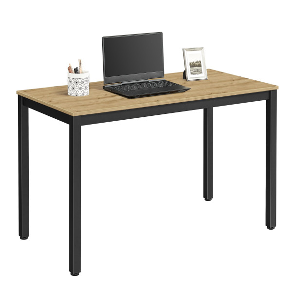 Stół 120x60 TESSA artisan czarne metalowe nogi nowoczesny do kuchni
