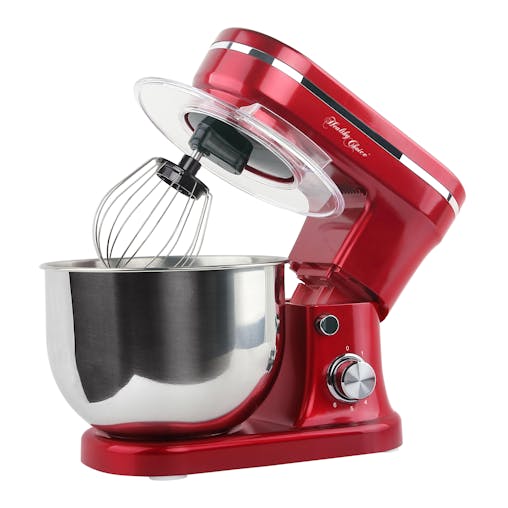 400W Mix Master 5L Kitchen Stand (Red) w/ Bowl/ Whisk/ Beater