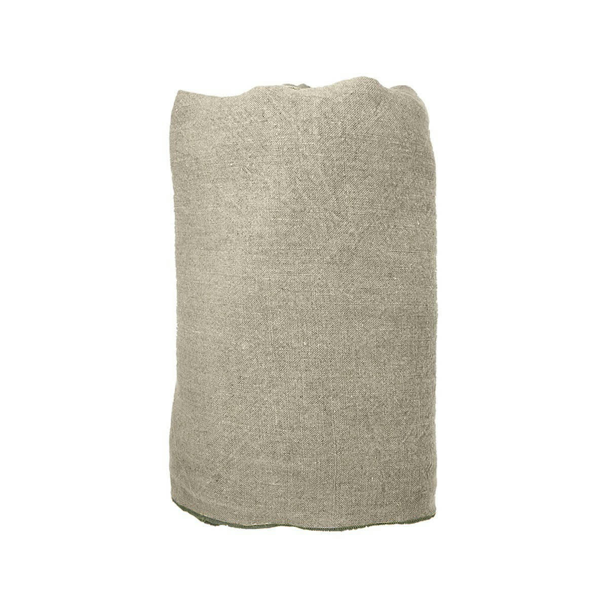 BEGUR - Jeté de  Lin pur lavé  Begur Naturel Vert Acacia 250x280