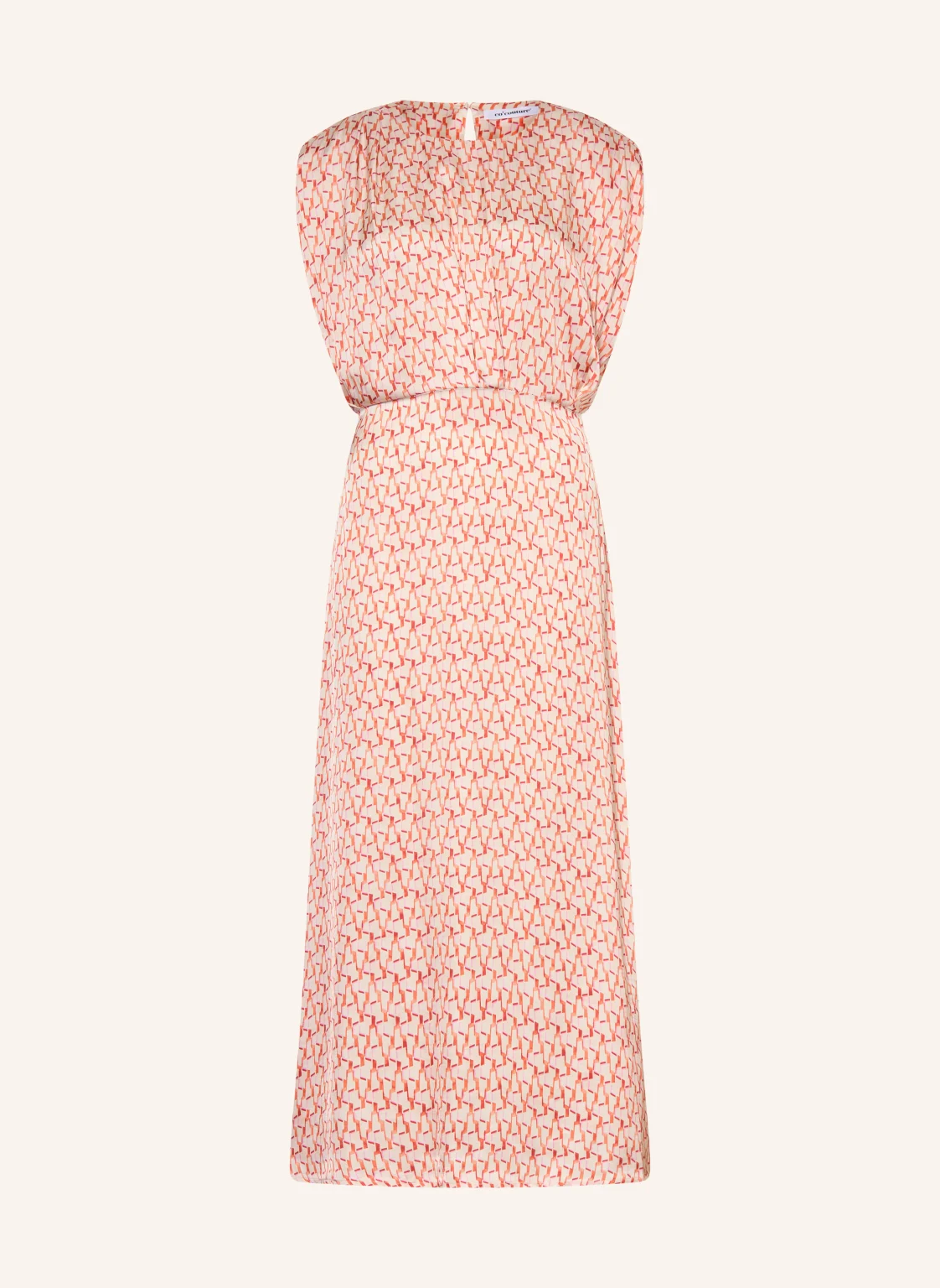 co'couture Satinkleid CARMINECC mit Cut-out
