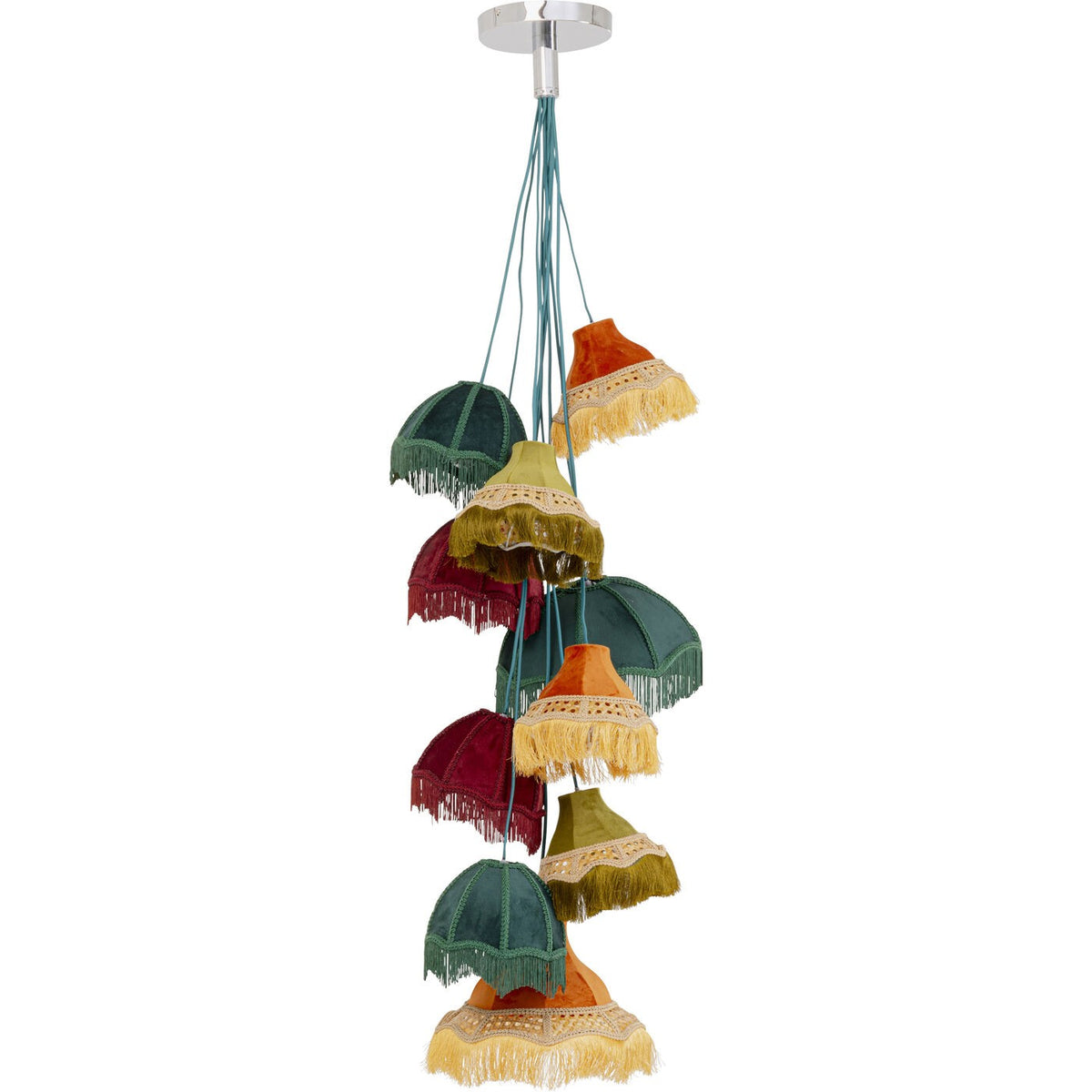 Kare Design Hanglamp Saloon Fringes 10