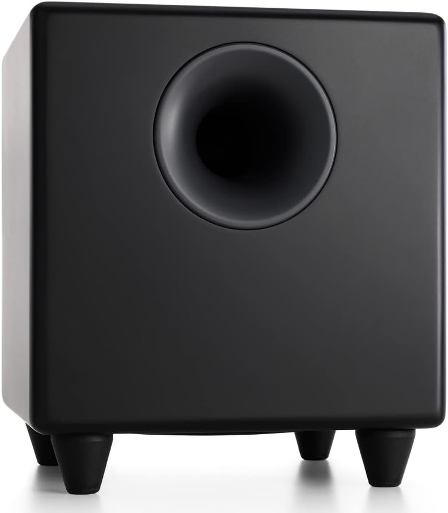 Audioengine S8 Powered Subwoofer - 8 Inch Subwoofer, 250W Down Firing Speakers for PC, Home Theaters, Movie Lovers & Studios, Wireless Ready with Sleep Mode