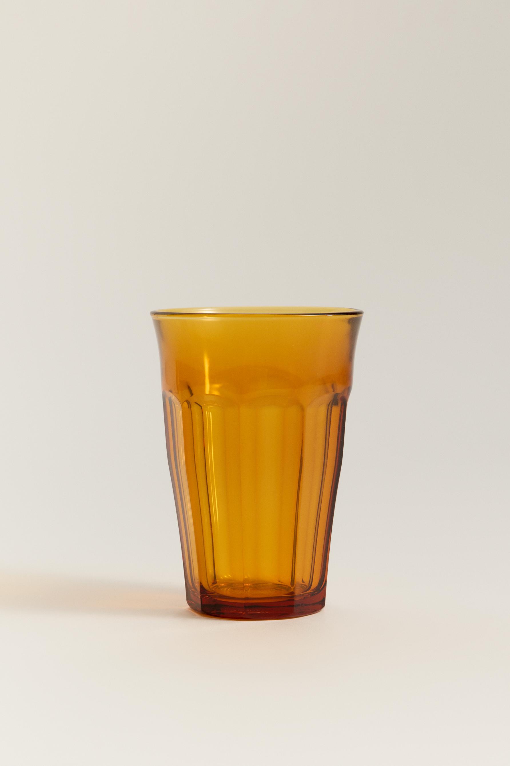 Vaso alto Duralex® vidrio color ámbar 360 ml