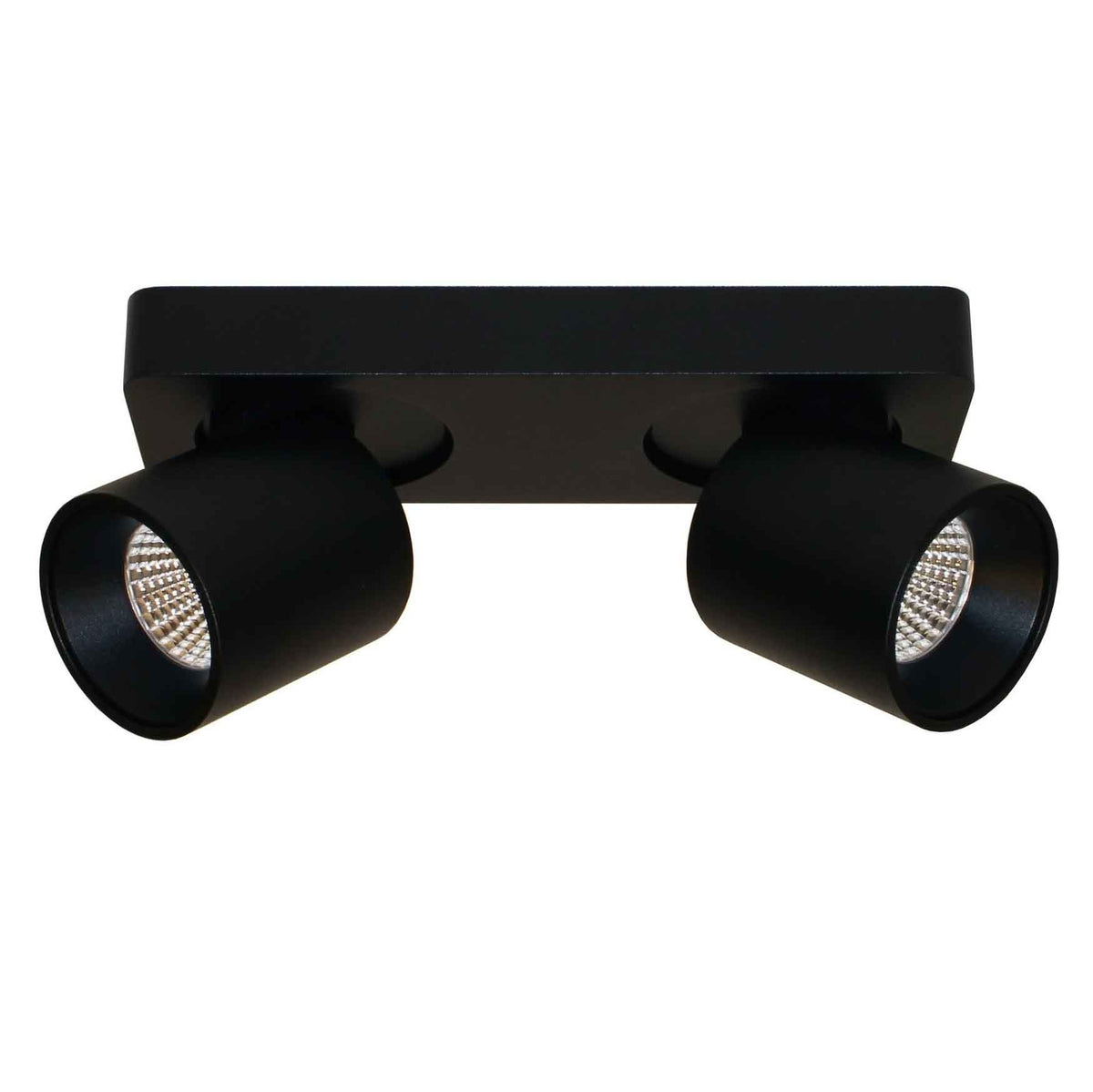 Artdelight spot Laguna - 2 lichts - 22 x 9.5  cm - zwart