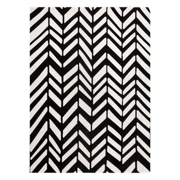 Dywan nowoczesny MUNDO E0571 jodełka, chevron outdoor beż / 120x170 cm
