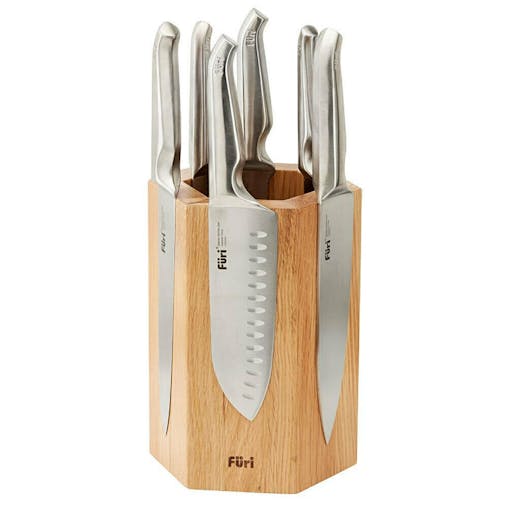 Furi Pro 7Pc Magnetic Hexagonal Block 7 Piece Knife Set