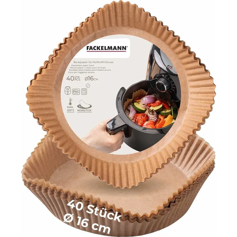 Backpapier 40er-Set Fackelmann