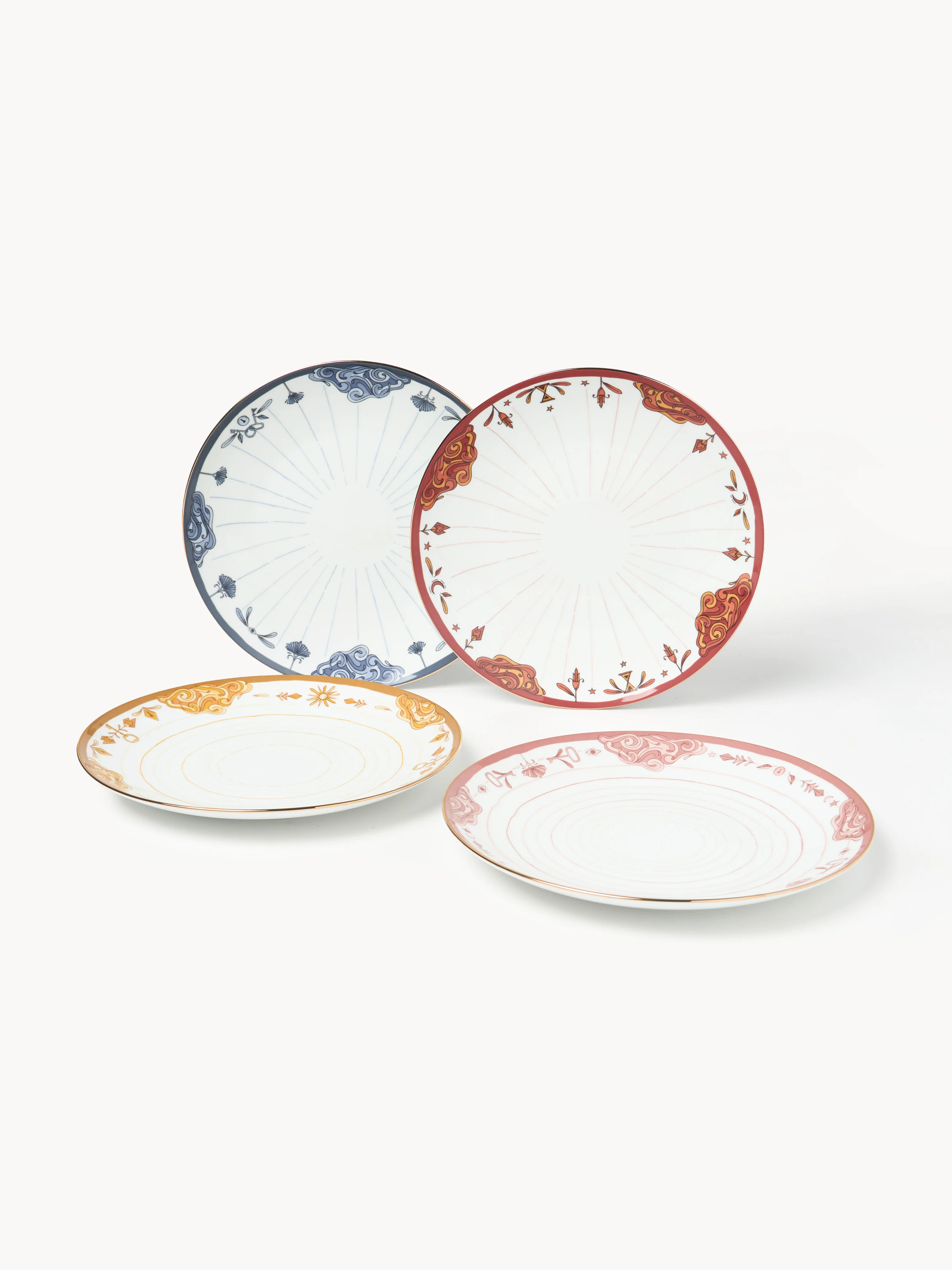 Speiseteller Mystic, 4er-Set