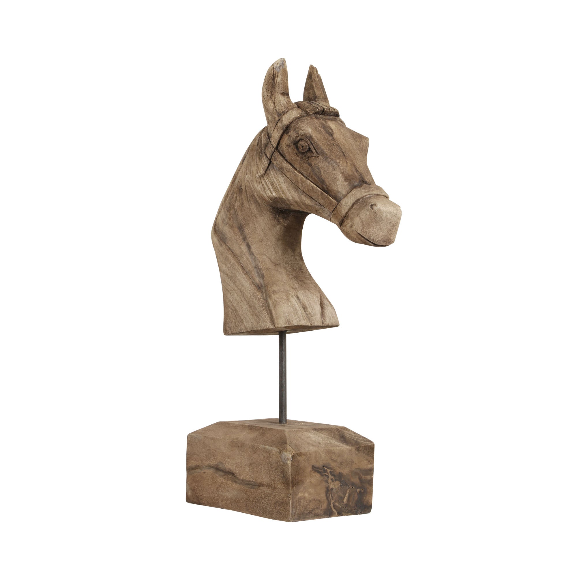 Light & Living ornament Horse - bruin - 25x14x48cm