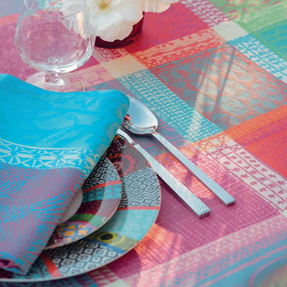 MILLE WAX COCKTAIL - Serviette  pur coton multicolore 55x55