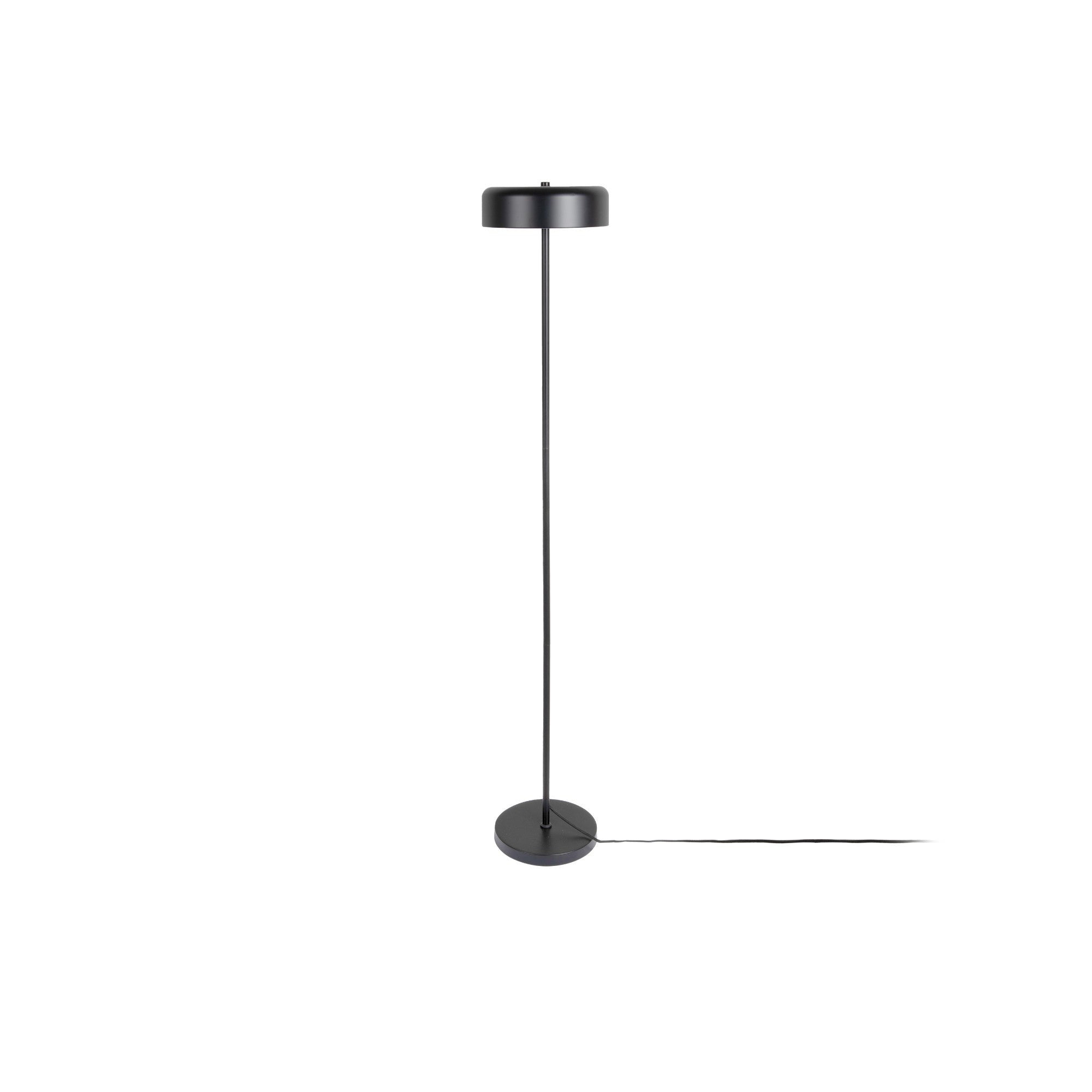 Leitmotiv vloerlamp Riqueza Palo - zwart - Ø24cm