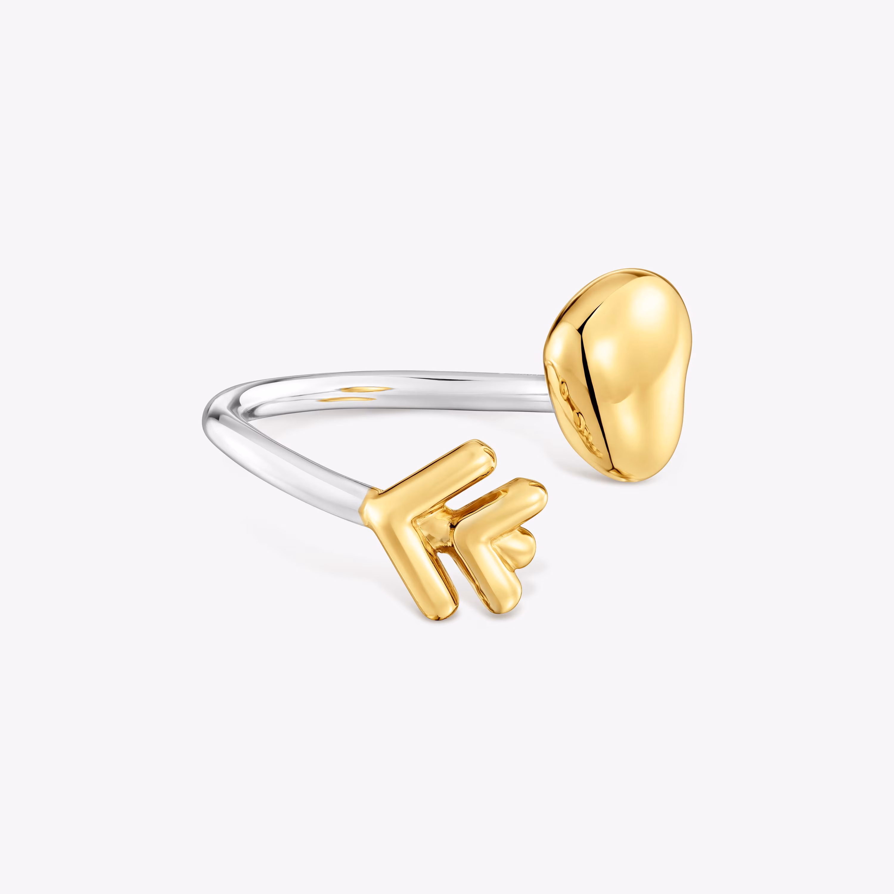 Anillo abierto bicolor TOUS Flechazo