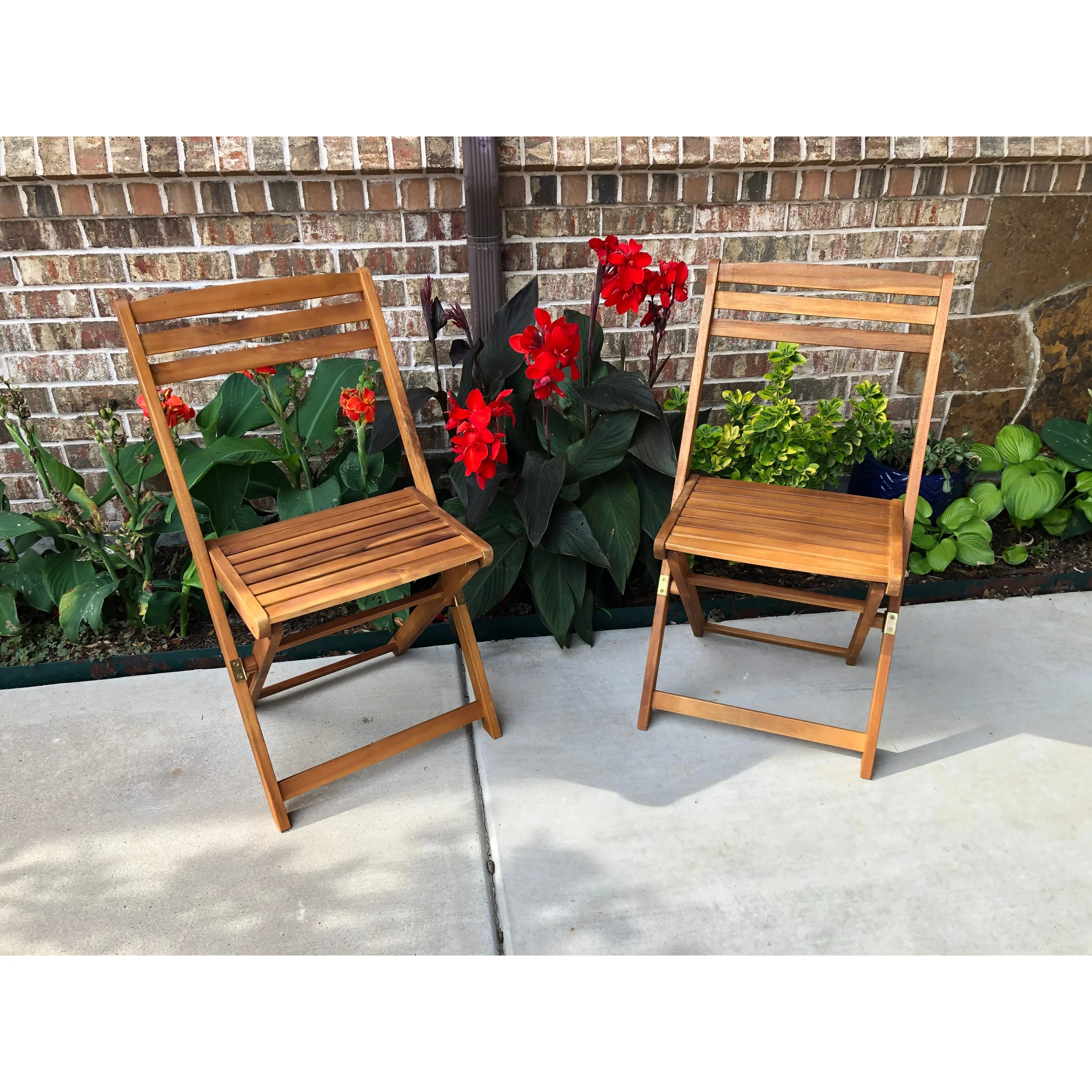 Royal Fiji Folding Patio Dining Chair (Set of 2)