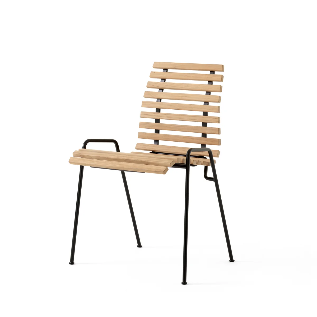 &Tradition - RFH Terrace Side Chair RD4, Teak / schwarz