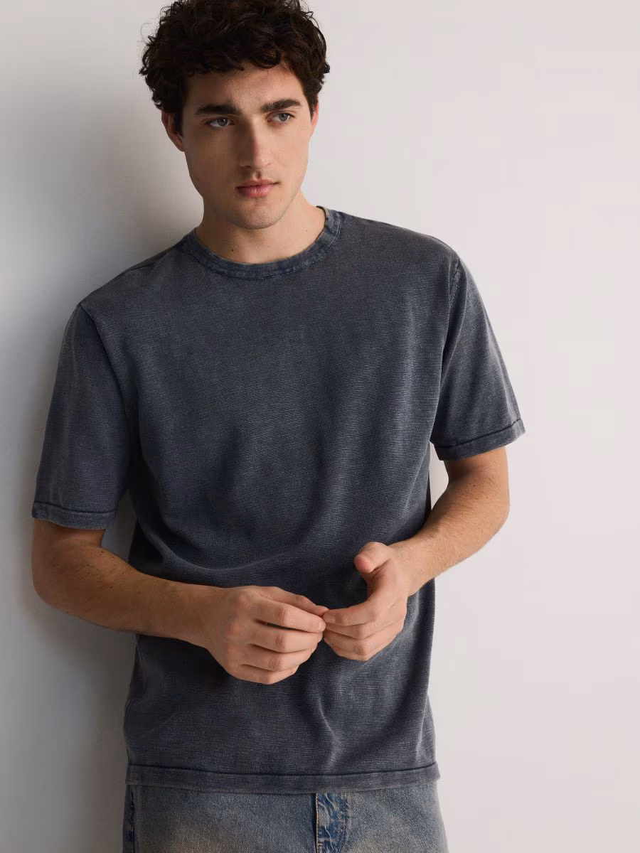 Regular Fit T-Shirt With Wash Effect