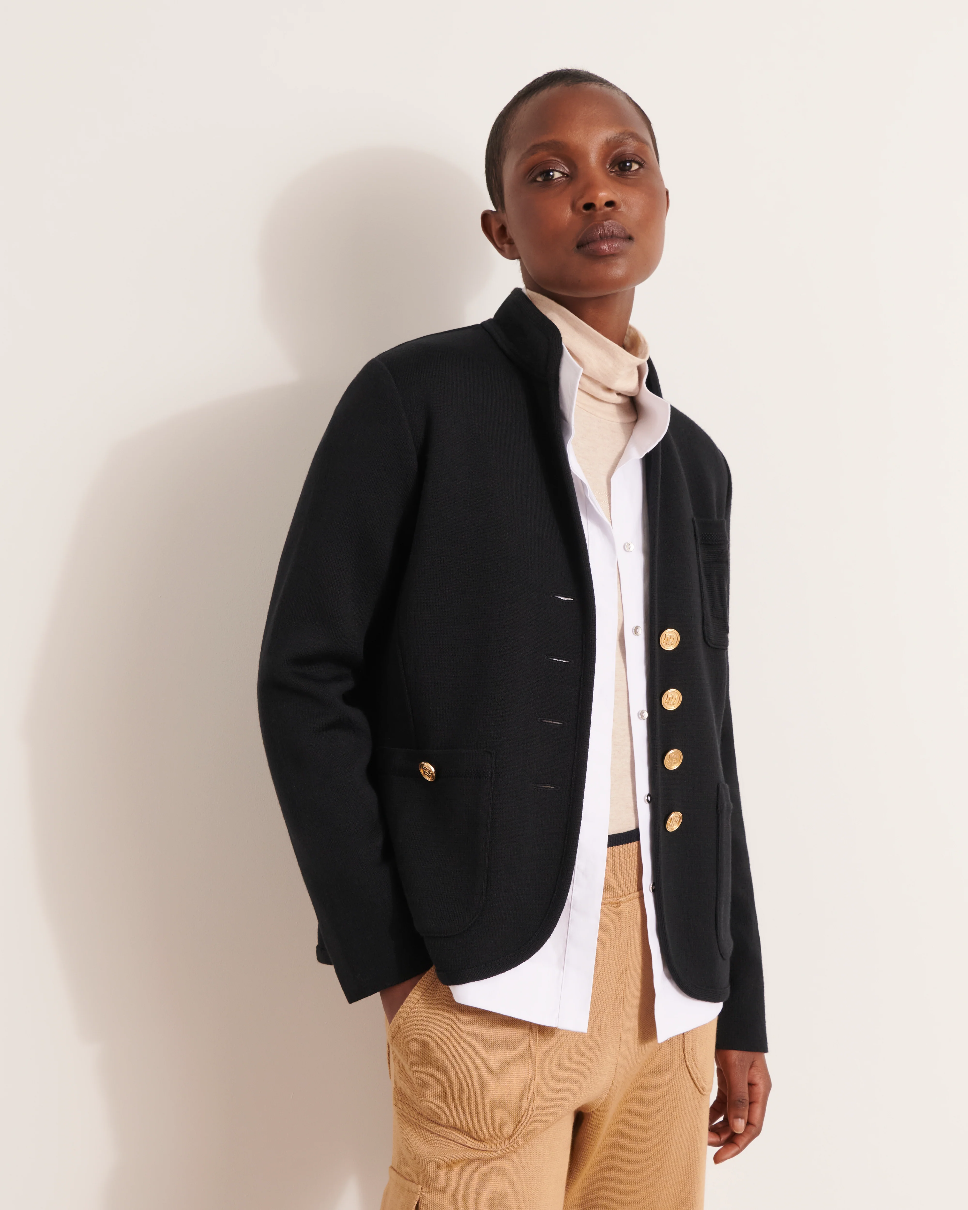 Veste maille milano en laine mérinos VICTORINE1927-12/12036/500