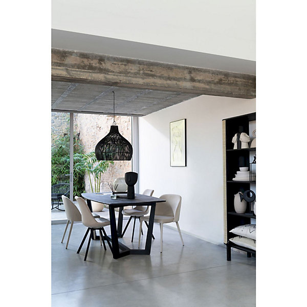 Abat-jour Ashland en Rotin 83 x 83 x 75,5 cm Ebène