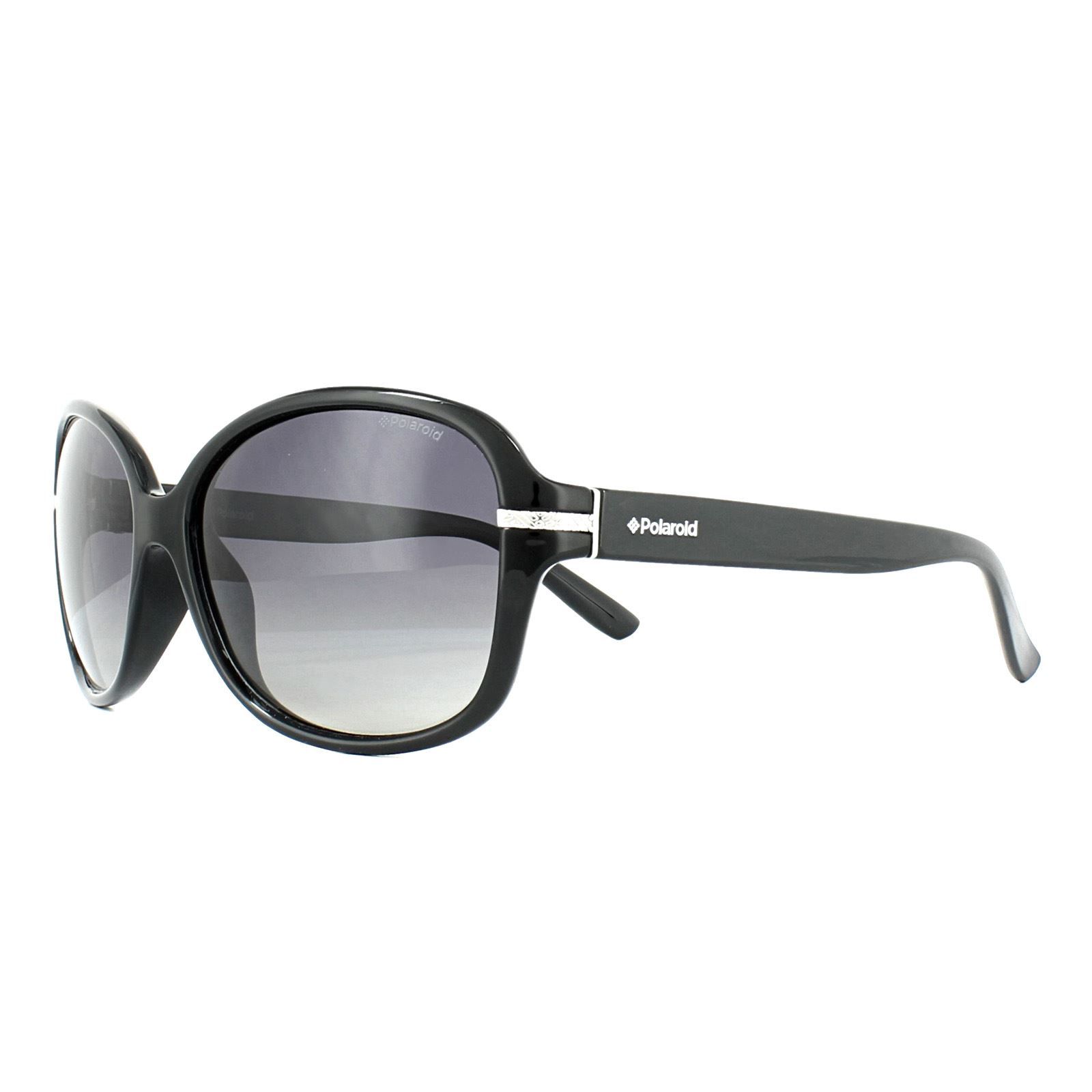 Polaroid Fashion Black Grey Gradient Polarized Sunglasses