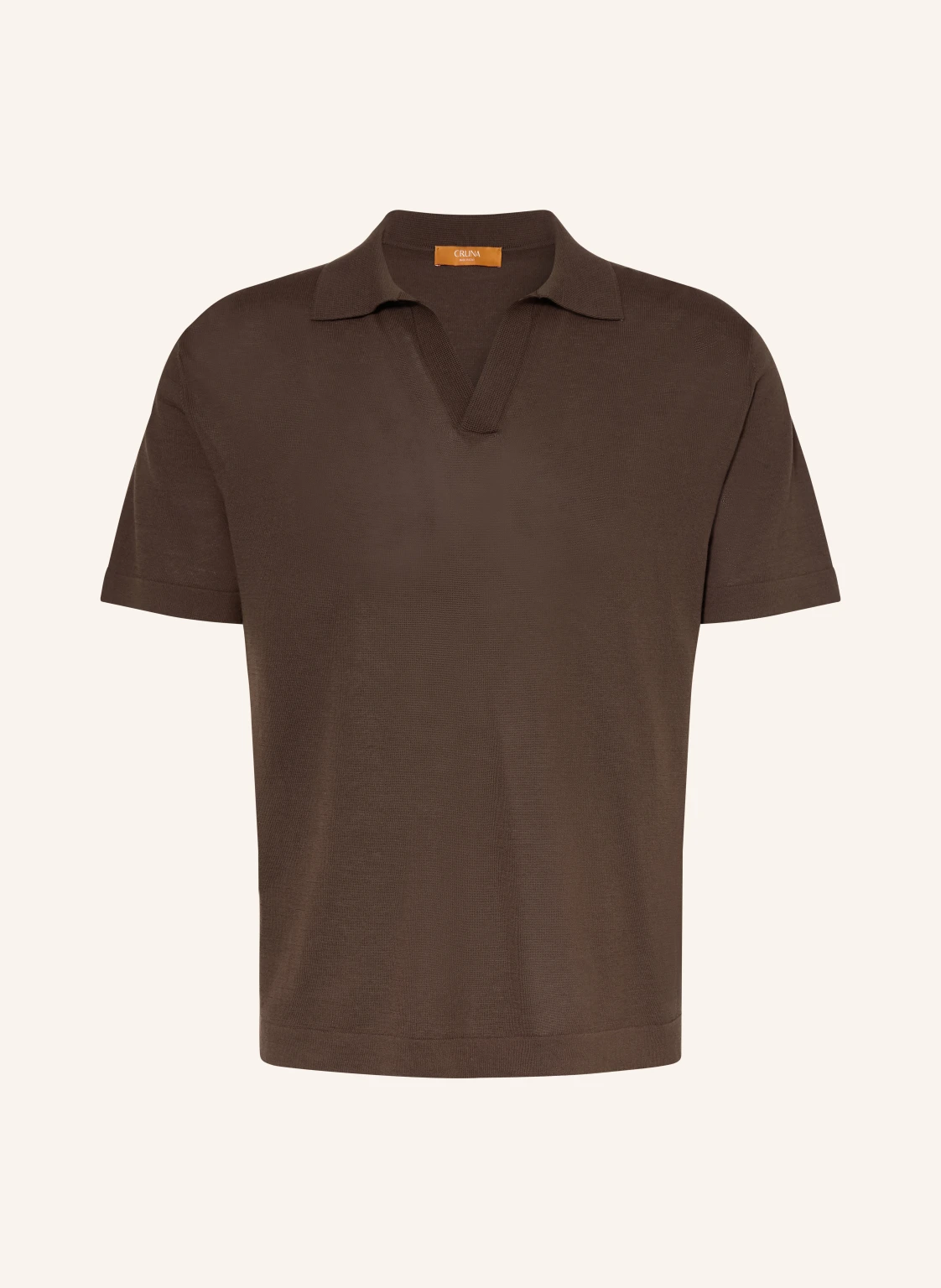 CRUNA Strick-Poloshirt