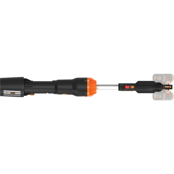 Akku-Laubbläser »PowerShare«, schwarz-orange, max. Blasgeschwindigkeit: 266 km/h
