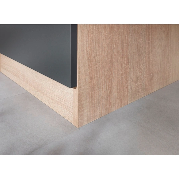 Apothekerschrank »Merle«, BxHxL: 30 x 200 x 60 cm, grau/eichefarben