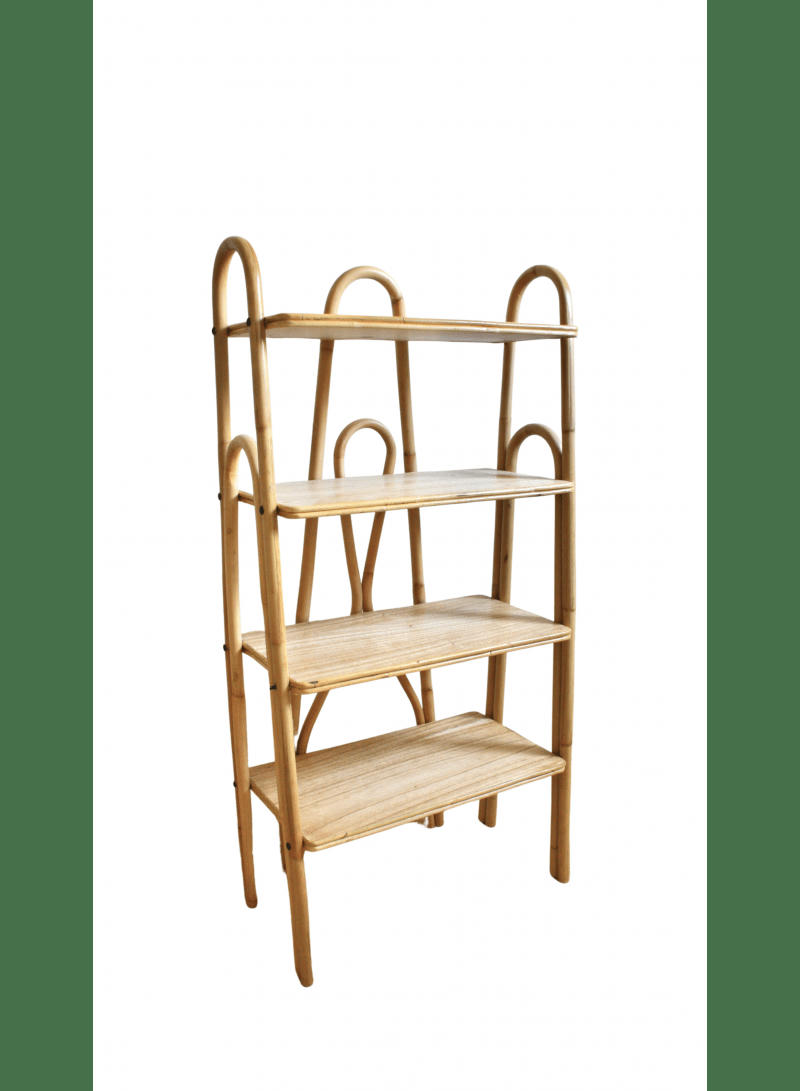 JUNE - Bibliothèque en rotin Naturel